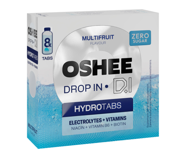 OSHEE Tabletki musujące DROP IN Hydrotabs Electrolytes & Vitamins - 1546746 - zdjęcie